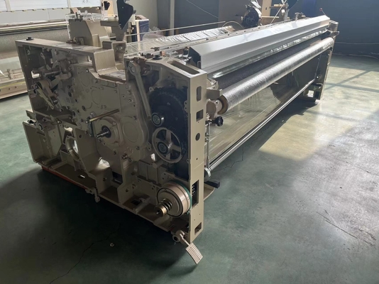 เครื่องทอผ้า Air Jet Loom 360 ซม. Cam Dobby Shedding 1000 RPM