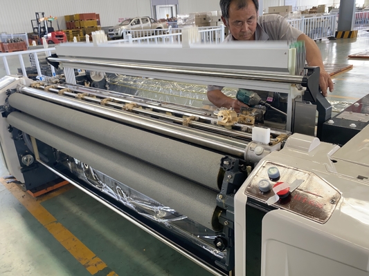 280cm Water Jet Loom Dobby Double Pump เครื่องทอผ้าแบน