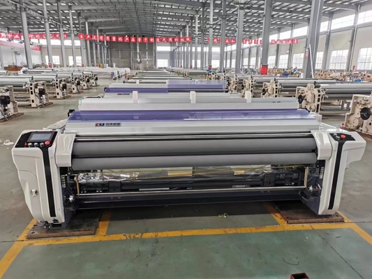 หัวฉีดคู่อิเล็กทรอนิกส์ LO / TU เครื่องทอผ้า Water Jet Loom พร้อมการไหลแบบธรรมดา