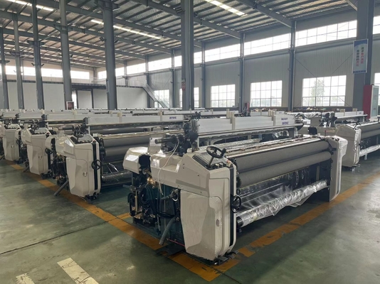เครื่องทอผ้าธรรมดาแบบ Water Jet Loom ด้วย Jacquard / Cam / Dobby