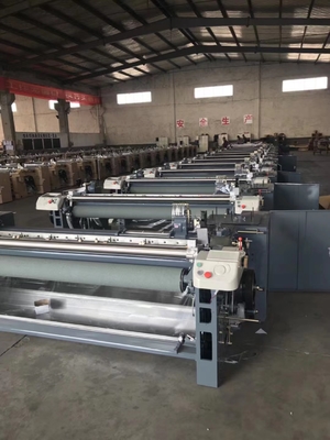 Flat Weave 190 Reed Winder Water Jet Loom เครื่องทอผ้าพร้อมหัวฉีด 2 หัว