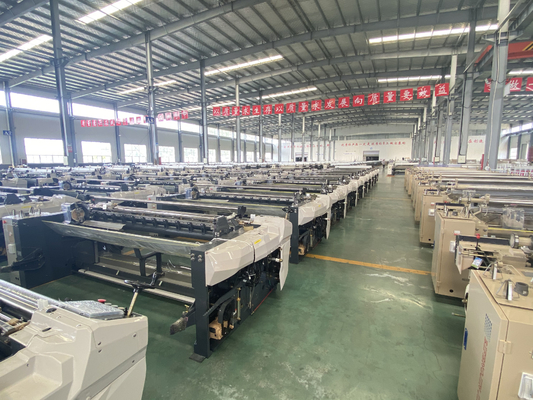 Electronic Water Jet Loom Dobby 380cm Cam 3.8kw เครื่องทอผ้าฝ้าย