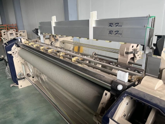 เครื่องทอผ้าขนาดเล็กความเร็วสูง Cam เปิดเครื่องทอผ้า Water Jet Loom