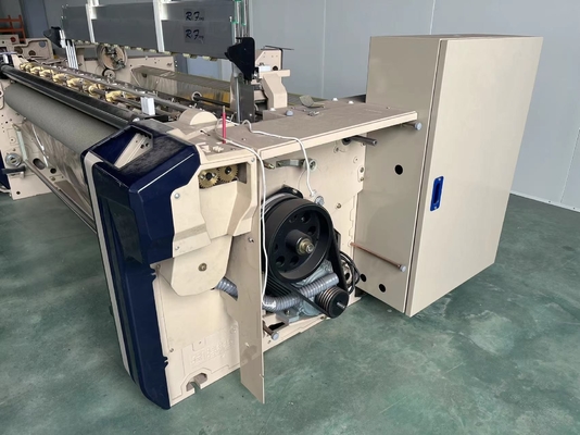 เครื่องทอผ้าขนาดเล็กความเร็วสูง Cam เปิดเครื่องทอผ้า Water Jet Loom