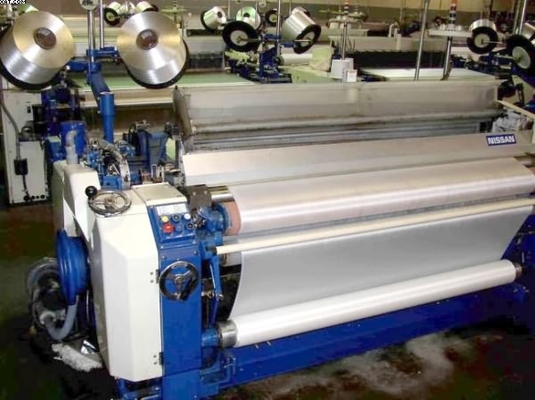 Double Nozzle Dobby Shedding Water Jet Loom เครื่องทอผ้าความหนาแน่นสูง